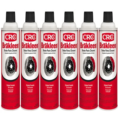 CRC 05089 Brakleen Brake Parts Cleaner - Non-flammable 19oz Pack of 6 - Image 1 of 4