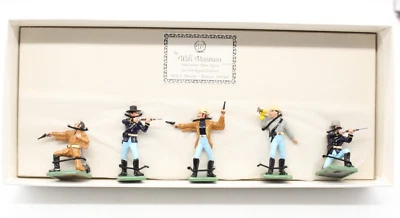 Ron Wall Miniatures Set 74 SIOUX INDIAN WAR 7th Cavalry 1876 Soldiers - Image 1 of 4