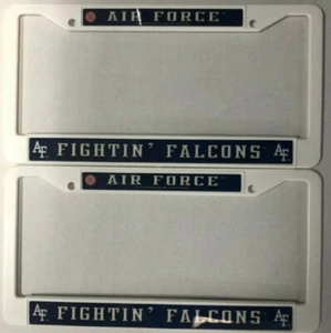 Air Force Falcons NCAA PLASTIC License Plate Frame Set of 2 - Picture 1 of 1