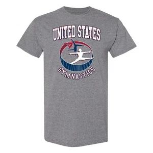 USA Gymnastics T-Shirt - Graphite Heather - Picture 1 of 6