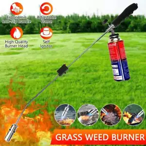 Improved Weed Burner Butane Torch Grass Killer Gas Fire Lighter Outdoor Garden - Picture 1 of 12