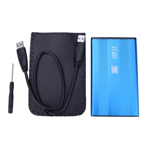 USB3.0 External Storage Box Aluminum Alloy 2.5inch SATA HDD Case for Computer . - Afbeelding 1 van 6