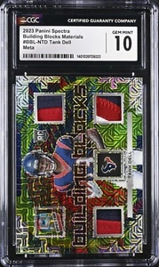 Tank Dell, 2023 Panini Spectra - Building Blocks Meta Prizm #6/25 - Picture 1 of 2