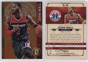 2015-16 Panini Gold Standard AU /79 John Wall #104