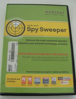 Webroot Spy Sweeper (Windows 98 SE, 2000, Me, XP) CD-ROM w Access Key - Image 1 of 4