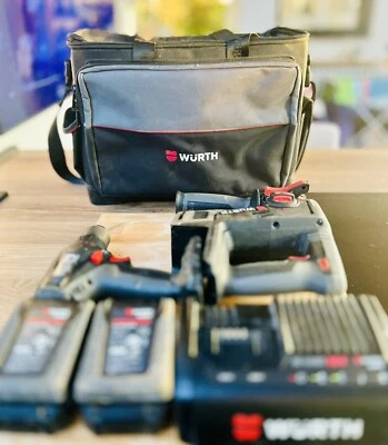 Wurth Tassellatrice+avvitatore+caricabatterie+borsa - Immagine 1 di 4