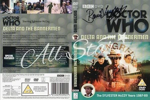 DOCTOR WHO - Delta And The Bannermen DVD Cover Signed by Bonnie Langford - Picture 1 of 1