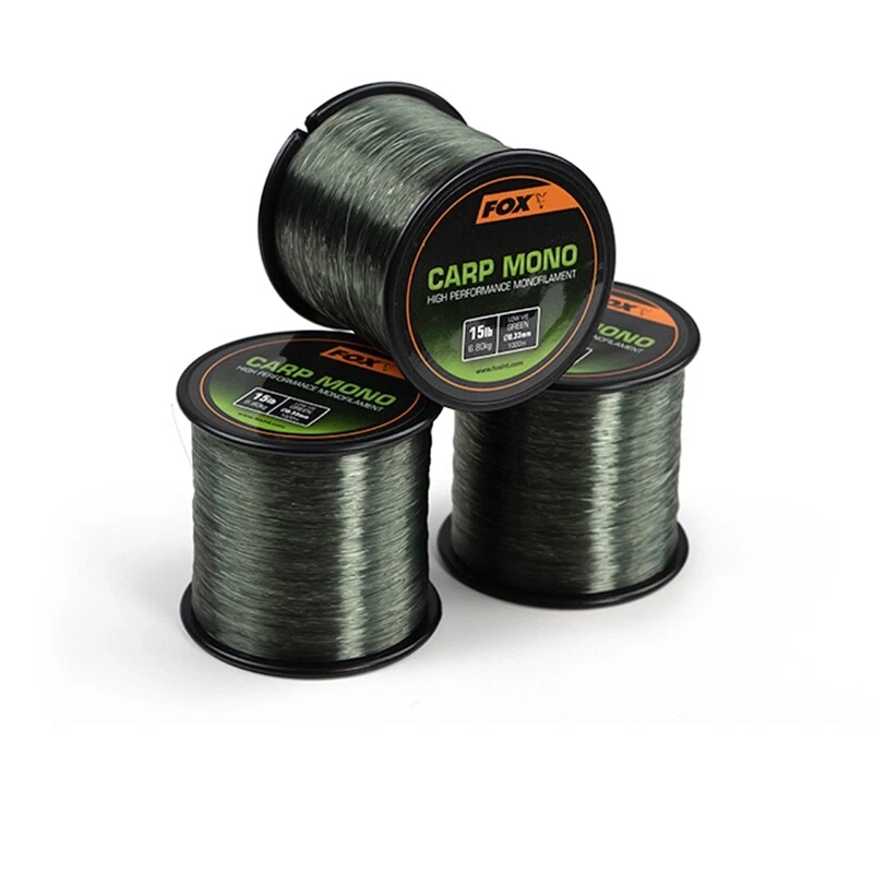Fox Carp Mono Filo NYLON CARPA CARP FISHING 850mt e 1000mt Verde - Immagine 1 di 1