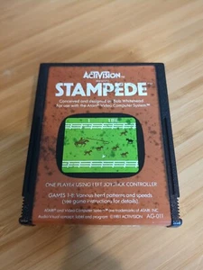 Stampede (Atari 2600, 1981) By Activision Tested & Working - Picture 1 of 2