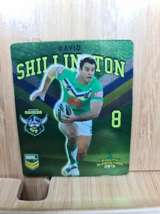 DAVID SHILLINGTON🏆2013 #6 Raiders NRL Footy Superstars Tazo🏆 - Picture 1 of 2
