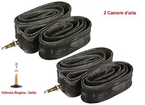 2 Camera d'aria 20x1,75/1,95 valvola Regina/Italia per bici 20" tipo Graziella - Foto 1 di 1