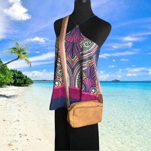 Renee C. Halter Tank in Colorful Abstract Design Size XL - Picture 1 of 7