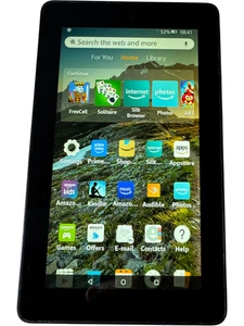 Amazon Fire 7 Tablet 5th Gen 16GB WiFi 7" Black – Great for Apps/Movies - Picture 1 of 12