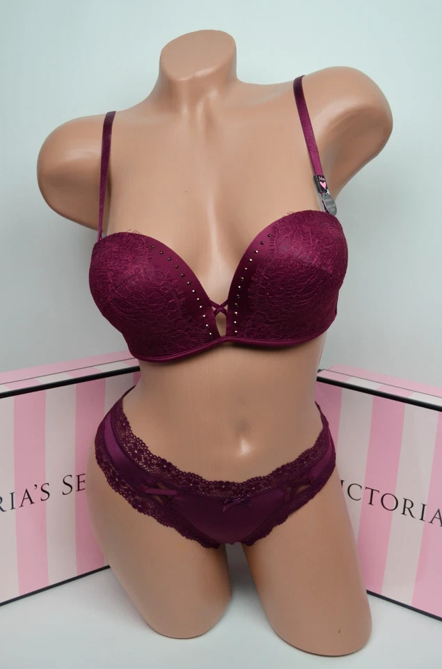 Victoria's Secret Bombshell Add-2-Cups Multi-Way Strapless Bra Set 34B S NWT - Image 1 of 4