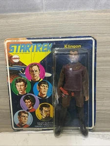 1974 Mego Star Trek Klingon Figure New In Box 51200/7 Sealed Unpunched Card - Picture 1 of 8