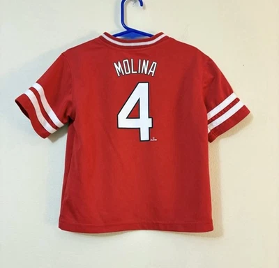 St. Louis Cardinals jersey toddler 3T red Yadier Molina t-shirt MLB Cl - Image 1 of 4