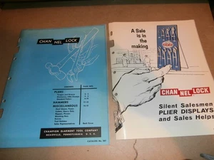 Vintage 1960er Channellock Werkzeuge Katalog & Laden Displays Broschüre Meadville PA - Bild 1 von 14