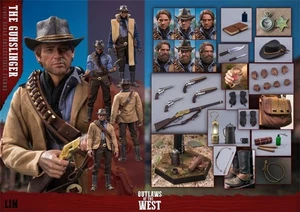 IN STOCK LimToys LIM008 1/6 RedDead Redemption Arthur 12" Figure With 2 Heads - Picture 1 of 16