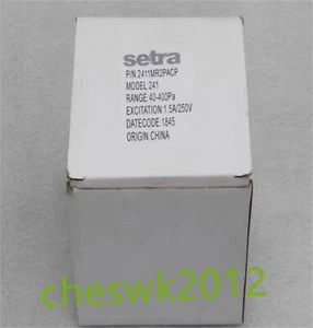 1 PCS NEW IN BOX setra differential pressure switch 2411MR2PACP - Picture 1 of 3