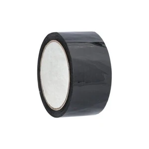 Cinta de Embalaje Color Negro 1.88"x110 Yardas 2 Mil Adhesivo Premium 6 Rollos + Dispensador - Imagen 1 de 5