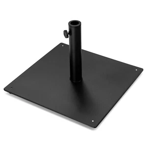 Patiojoy 36LBS Square Umbrella Base Stand Weighted Patio Market Umbrellas Black - Picture 1 of 8