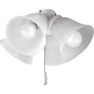 Progress Lighting Ceiling Fan Light Kit 8"x13.75" 4-Light White Integrated LED - Picture 1 of 5