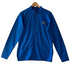Peloton 1 Men's Zip Up Jacket Long Sleeve Cycling Top Size M Blue - Picture 1 of 10