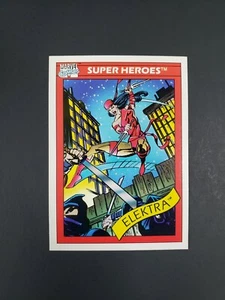 ELEKTRA #49 Marvel Comics IMPEL Trading Card 1990 Series 1 - Picture 1 of 8
