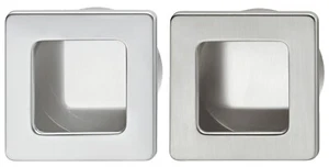 Häfele Tirador Empotrado Acero Inox. Óptica para Unión Mango de Puerta Corrediza - Imagen 1 de 9