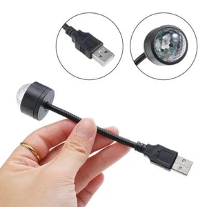 Multicolor LED Starry Sky Projection Lamp Mini USB Lightd3#r Car Roof Y HOT - Picture 1 of 12