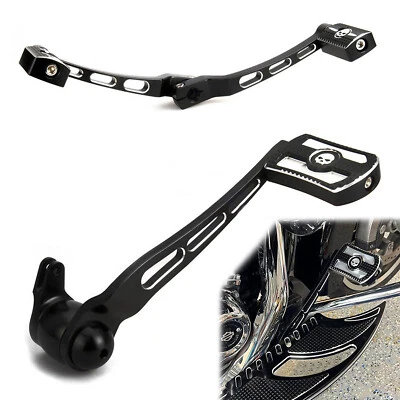 For harley Touring Skull head Brake Arm Shift Lever Pegs street glide 2008-2013 — 第 1/4 张图片