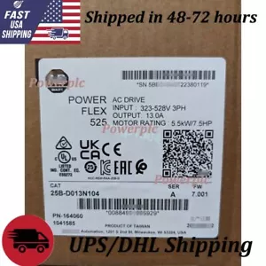 25B-D013N104 PowerFlex 525 5.5kW 7.5Hp AC Drive 25B-D013N104 New Factory Sealed - Picture 1 of 1