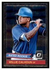 2018 Donruss Optic Rated Rookie Retro 1984 #RR11 WILLIE CALHOUN ~E2S