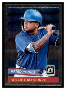 2018 Donruss Optic Rated Rookie Retro 1984 #RR11 WILLIE CALHOUN ~E2S