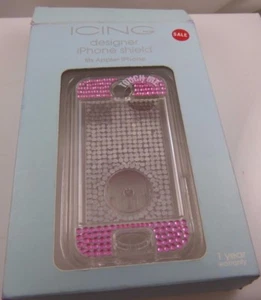fits original Iphone I phone 1 hard case bling cover shield pink crystal - Picture 1 of 6