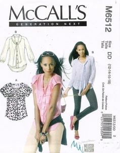 McCall's Misses Bluse Muster M6512 Größe 12-18 UNGESCHNITTEN - Bild 1 von 2