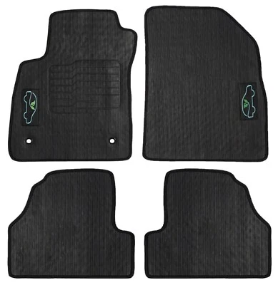 All Weather Floor Mats for 2013 to 2023 Chevrolet Trax and Buick Encore Black Foto 1 de 4