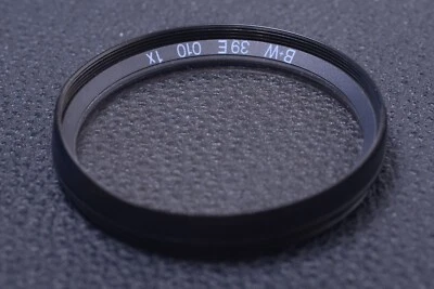 ✅ B & W SCHNEIDER UV 010 39MM FILTER GENUINE VINTAGE LENS OR CAMERA SCREW 16-3 - Image 1 of 2