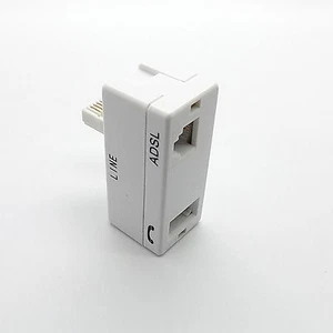 Filtro ADSL Banda ancha Microfiltro de Internet / Divisor Reino Unido Zócalo BT - Imagen 1 de 3