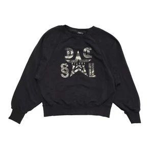 Diesel Black Oversized Sweatshirt Crew Neck Long Sleeve Womens UK L CC778 - Bild 1 von 6
