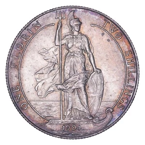 Great Britain 1904 florin - Edward VII - Picture 1 of 2