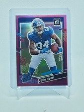 2023 Donruss Jalin Hyatt #378 Optic Rated Rookie Preview Pink Giants