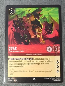 LORCANA FR - Chapitre 6 127/204 Scar - Super rare non Foil Neuf - Imagen 1 de 2