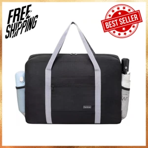 Personal Item Bag for Airlines - Foldable Travel Bag 18X14X8 Small Duffle Bag fo - Picture 1 of 24