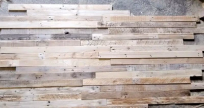 2 Sqm  Reclaimed Rustic Panelling  Unique 3D Effect - Image 1 of 4