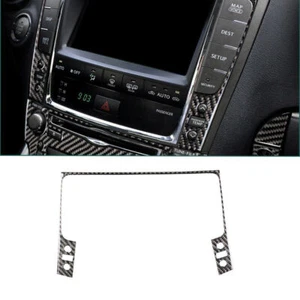 Carbon Fiber GPS Navigation Frame Cover Trim For LEXUS IS250 IS350 2006-2012 - Picture 1 of 10