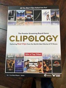 Moose Games Clipology New Premier Streaming Board Party Game Movie TV Trivia - Picture 1 of 2