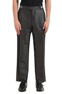 Versace Men's 100% Silk Gray Dress Pants Size 36 38 - Picture 1 of 4