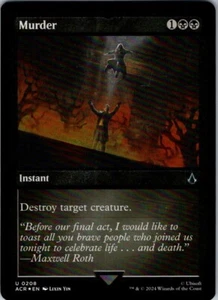 Assassin's Creed Magic The Gathering Murder Etched - Afbeelding 1 van 2