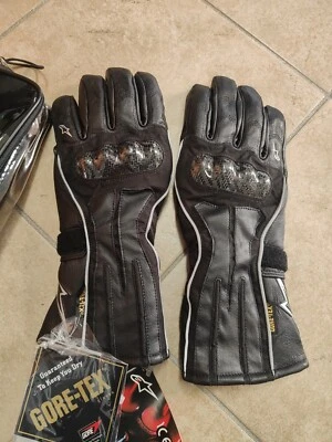 Guanti Moto Invernali Caldi Jet Road Gore-Tex Glove Alpinestars Tg S Nuovo - Immagine 1 di 4